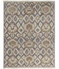 Feizy Beall Luxury Wool Rug, Ornamental Ikat, Beige, 2ft x 3ft Accent Rug