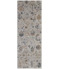 Kaia Area Rug Feizy Kaia Casual Floral & Botanical, Ivory/Orange/Blue, 2'-6" x 10' Runner