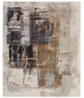Clio Area Rug Feizy Clio Industrial Watercolor, Brown/Gray/Black, 7'-9" x 10' Area Rug