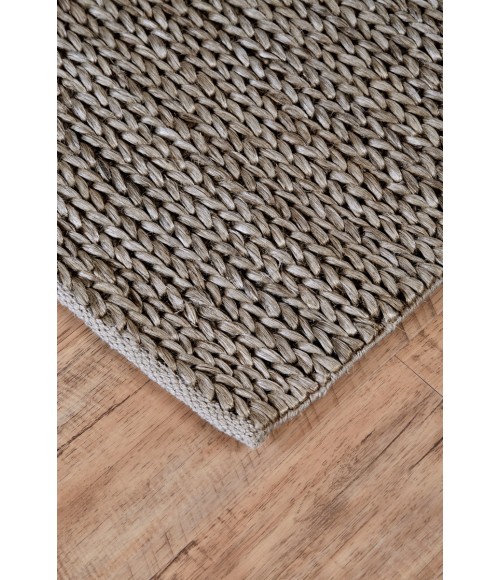 Feizy Durham Casual Solid, Gray, 8' x 10' Area Rug