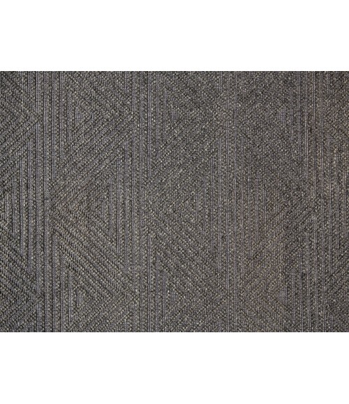 Feizy Phoenix Farmhouse Geometric, Gray, 7'-9" x 9'-9" Area Rug