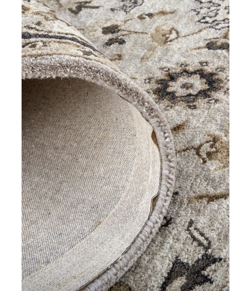 Eaton Area Rug Feizy Eaton Classic Oriental, Gray/Ivory/Taupe, 9'-6" x 13'-6" Area Rug