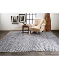 Feizy Vivien Gray/Blue 8046555F 9 ft. X 12 ft. Rect. Rug