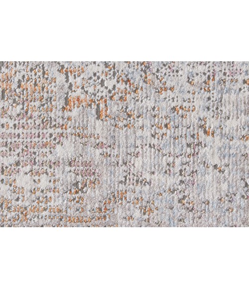 Feizy Cecily Vintage Medallion, Gold/Pink/Blue, 8' x 8' Square Square Rug