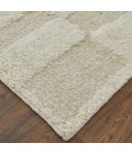 Feizy Ashby Farmhouse Geometric, Tan/Ivory, 9' x 9' Round Rug