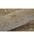 Feizy Indochine Luxury & Glam Solid, Tan/Taupe, 8' x 8' Round Rug