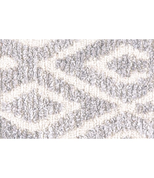 Asher Area Rug Feizy Asher Bohemian & Eclectic Distressed, Gray/White, 9' x 12' Area Rug