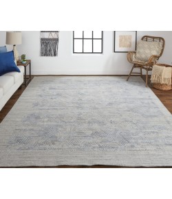 Feizy Elias 6889F BLUE Area Rug 2 ft. X 3 ft. Rectangle