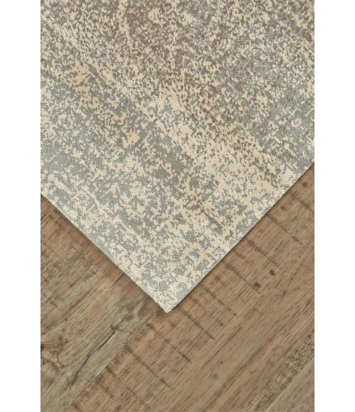 Feizy Fiona Bohemian & Eclectic Geometric, Brown/Ivory/Gray, 9'-2" x 12'-2" Area Rug