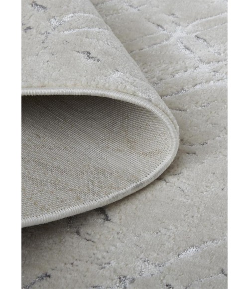 Feizy Micah Industrial Distressed, Silver/Gray/White, 3'-11" x 6' Accent Rug