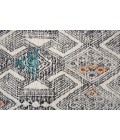 ARAZAD Rug Feizy ARAZAD 8479F IN BLACK/TANGERINE 8' x 8' Round Area Rug
