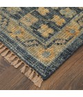 Feizy Fillmore Vintage Medallion, Blue/Gray, 4' x 6' Accent Rug