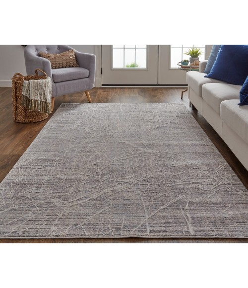 Lennon Area Rug Feizy Lennon Modern Marble Rug, Beige/Ivory, 1'-8" X 2'-10" Area Rug