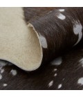 Feizy Ellyse Cabin & Lodge Animal Print, Silver/Brown, Large Shaped Rug