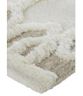 Anica Area Rug Feizy Anica Moroccan Wool Rug w/Ornamental Diamonds, Ivory/Tan, 4ft x 6ft Accent Rug