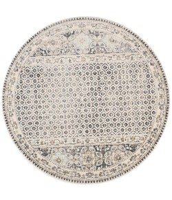 Feizy Kano 3874F GRAY/IVORY Area Rug 8 ft. 9 in. X 8 ft. 9 in. Round