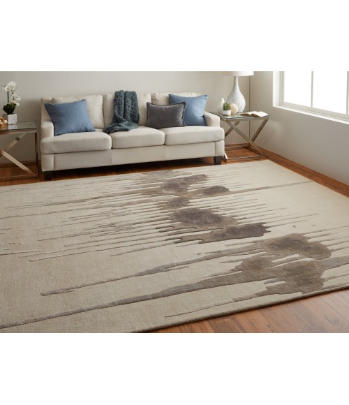 Feizy Anya GRAY/BROWN ANY8882F 2 ft. X 3 ft. Rectangle Rug