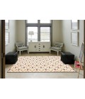 Feizy Saphir Rubus Mid-Century Modern Geometric, Tan/Brown/Purple, 9'-8" x 12'-7" Area Rug