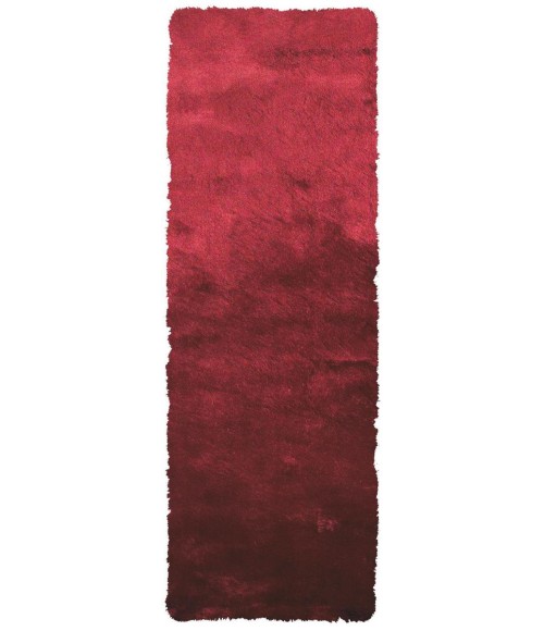 Feizy Indochine Luxury & Glam Solid, Red, 2'-6" x 6' Runner