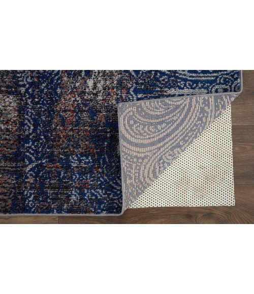 Bellini Area Rug Feizy Bellini Vintage Bohemian Rug, Distressed Blue/Gray, 9ft-2in x 12ft-4in Area Rug
