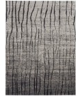 Feizy Kano Industrial Abstract, Gray/Black/Taupe, 8'-9" x 8'-9" Round Rug