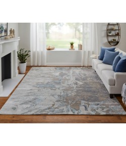 Feizy Zarah 8918F GRAY/BLUE Area Rug 8 ft. X 10 ft. Rectangle