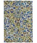 Brixton Area Rug Feizy Brixton Bohemian & Eclectic Floral & Botanical, Green/Blue/Tan, 10' x 13'-2" Area Rug