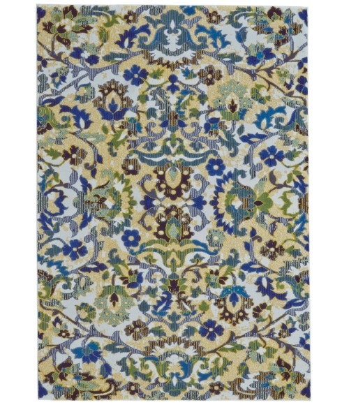 Brixton Area Rug Feizy Brixton Bohemian & Eclectic Floral & Botanical, Green/Blue/Tan, 10' x 13'-2" Area Rug