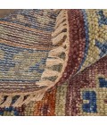 Fillmore Area Rug Feizy Fillmore Bohemian & Eclectic Geometric, Red/Green/Blue, 2'-6" x 12' Runner