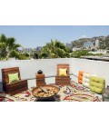 Feizy Liana Casual Abstract, Red/Green/Ivory, 12' x 15' Area Rug