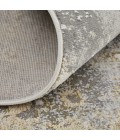 Feizy Astra Industrial Abstract, Gray/Gold/Ivory, 8' x 10' Area Rug