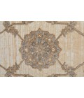 Feizy Celene Classic Bordered, Tan/Ivory/Brown, 3'-9" x 5'-7" Accent Rug