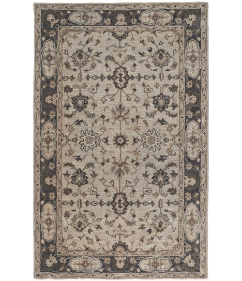 Eaton Area Rug Feizy Eaton Classic Oriental, Gray/Ivory/Taupe, 9'-6" x 13'-6" Area Rug