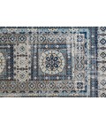 Feizy Nolan Vinatge Style Tribal Kazak Rug, Blue/Vanilla Beige, 12ft-10in x 15ft