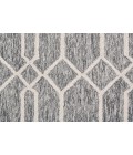 Feizy Belfort Cottage Trellis & Lattice, Gray/Black/Ivory, 12' x 15' Area Rug