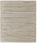 Feizy Ashby Scandinavian Stripes, White/Tan, 2'-6" x 8' Runner