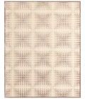 Feizy Saphir Zam Mid-Century Modern Geometric, Tan/Brown/Taupe, 2'-6" x 8' Runner