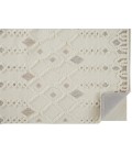 Anica Area Rug Feizy Anica Moroccan Wool Rug w/Ornamental Diamonds, Ivory/Tan, 4ft x 6ft Accent Rug
