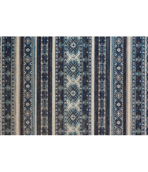 Feizy Nolan Vinatge Style Tribal Kazak Rug, River Blue/Charcoal Gray, 12ft-10in x 15ft