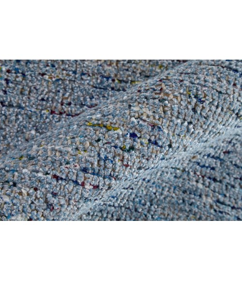 Caldwell Area Rug Feizy Caldwell Bohemian & Eclectic Distressed, Blue/Ivory, 9' x 12' Area Rug