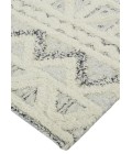 Anica Area Rug Feizy Anica Moroccan Wool Rug w/Diamond Lines, Ivory/Chambray Blue, 5ft x 8ft Area Rug