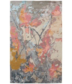 Feizy Dafney 8867F BLUE/PINK Area Rug 5 ft. X 8 ft. Rectangle