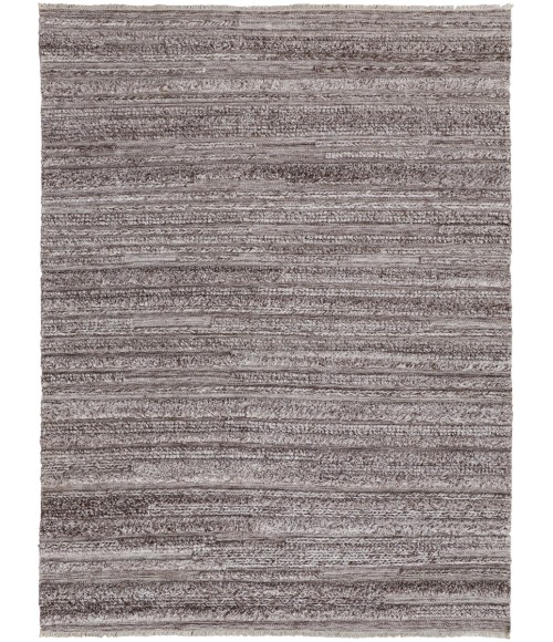 Feizy Alden Contemporary Bohemian Shag Rug, Ivory/Rustic Brown, 10ft x 14ft Area Rug