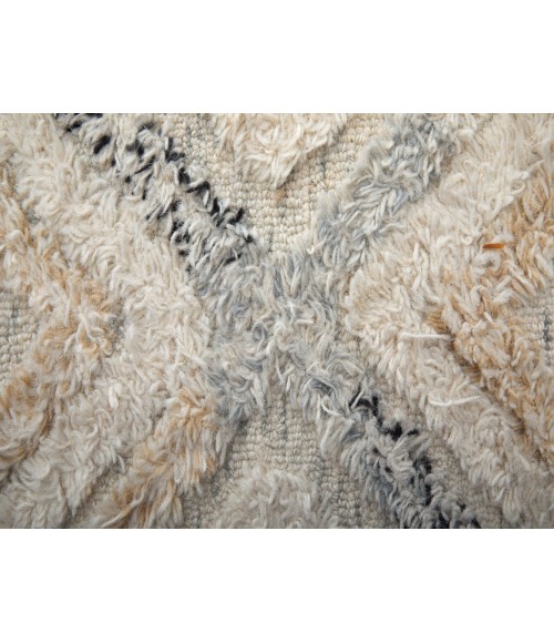 Anica Area Rug Feizy Anica Bohemian & Eclectic Moroccan, Ivory/Gray/Black, 12' x 15' Area Rug