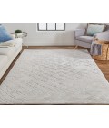 Feizy Micah BEIGE/SILVER Rug 6943047F 5 ft. X 7 ft. Rectangle - Rugs Town Feizy Micah BEIGE/SILVER 6943047F 5 ft. X 7 ft. Rectangle Rug