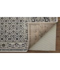Kano Area Rug Feizy Kano Bohemian & Eclectic Distressed, Ivory/Taupe/Gray, 8'-9" x 8'-9" Round Rug