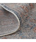 Feizy Marquette Rustic Persian Farmhouse Rug, Rust/Denim Blue, 2ft - 8in x 8ft, Runner