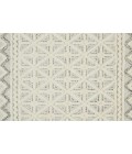 Anica Area Rug Feizy Anica Moroccan Wool Rug w/Diamond Lines, Ivory/Chambray Blue, 5ft x 8ft Area Rug