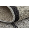 Feizy Kano Industrial Abstract, Gray/Black/Taupe, 8'-9" x 8'-9" Round Rug