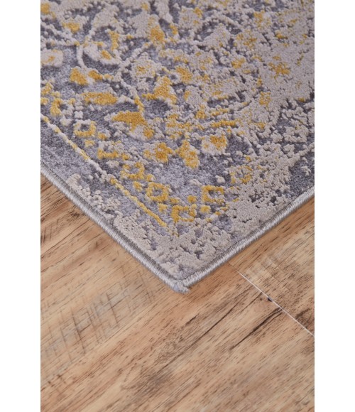 Feizy Waldor Persian, Gray/Gold, 8' x 11' Area Rug